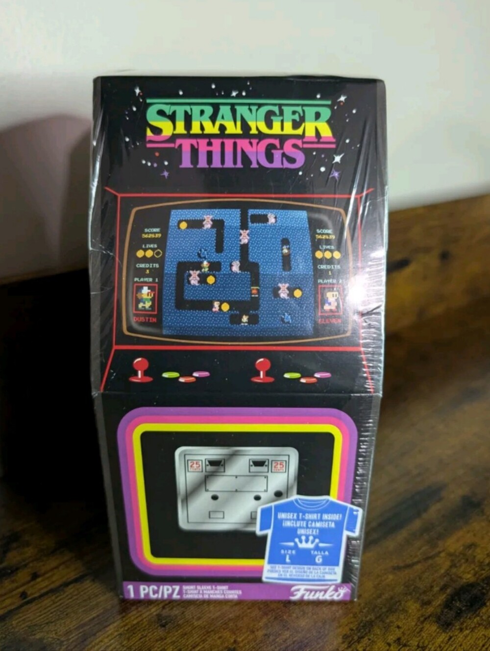 Stranger Things Funko Limited Edition T-shirt Arcade Box Tee Size Large L